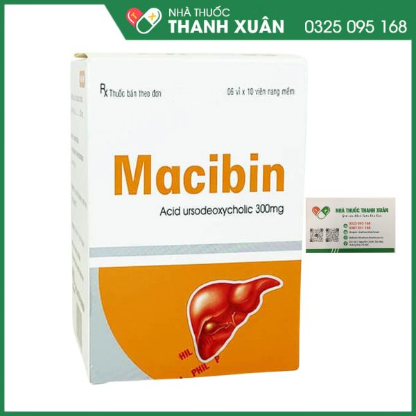 Macibin - Giúp làm tan sỏi mật giàu cholesterol, điều trị xơ gan mật nguyên phát